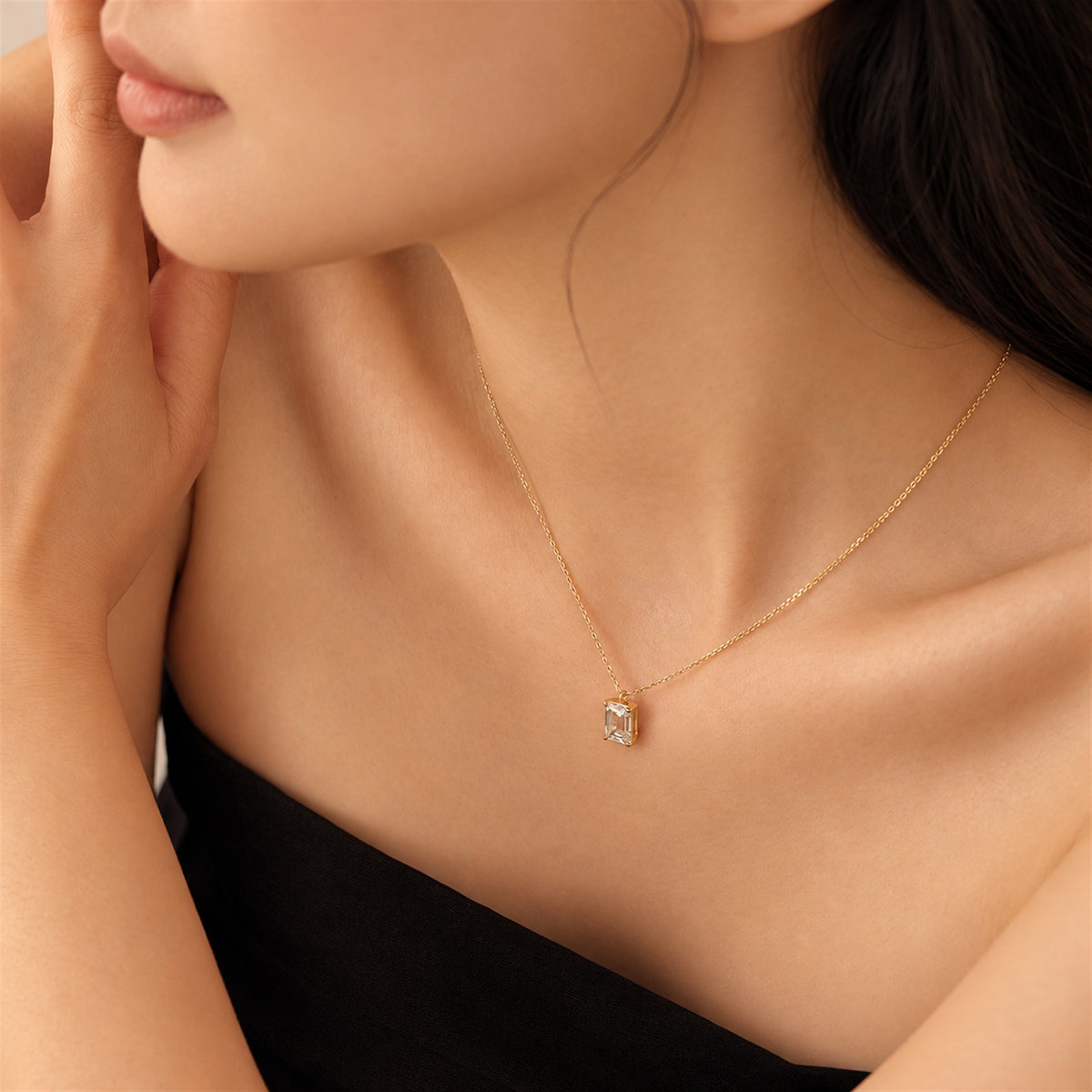 DANFÉE emerald-cut lab-grown diamond necklace — 10.jpg