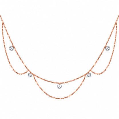 DANFÉE Goddess draped lab-grown diamond necklace, 18K rose gold on white — 1(10)副本2.jpg