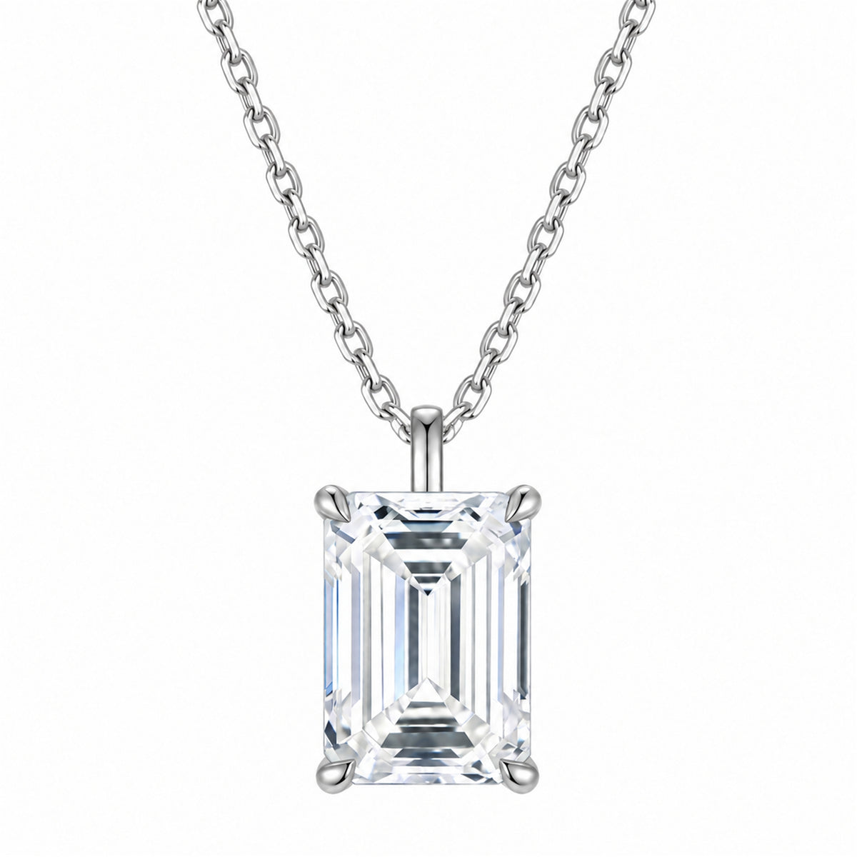 DANFÉE emerald-cut lab-grown diamond necklace — 1(2)副本1.jpg