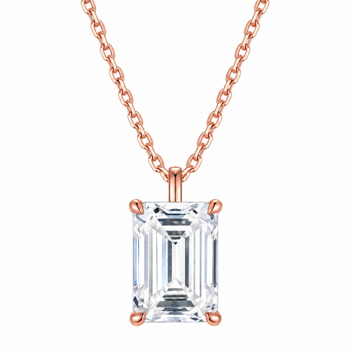DANFÉE emerald-cut lab-grown diamond necklace — 1(2)副本2.jpg