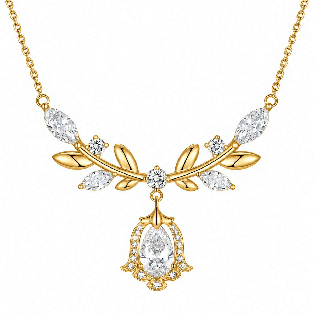 1副本3.jpg | DANFÉE Laurel Goddess lab-grown diamond necklace