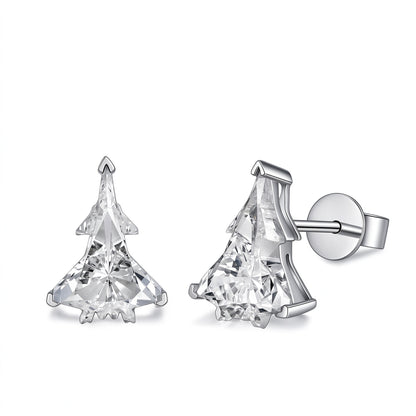 DANFÉE Stratos fighter jet lab-grown diamond stud earrings in 18K white gold