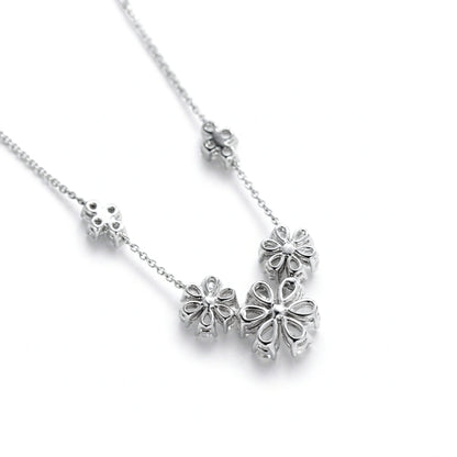 Daisy lab-grown diamond necklace PT950 platinum - detail